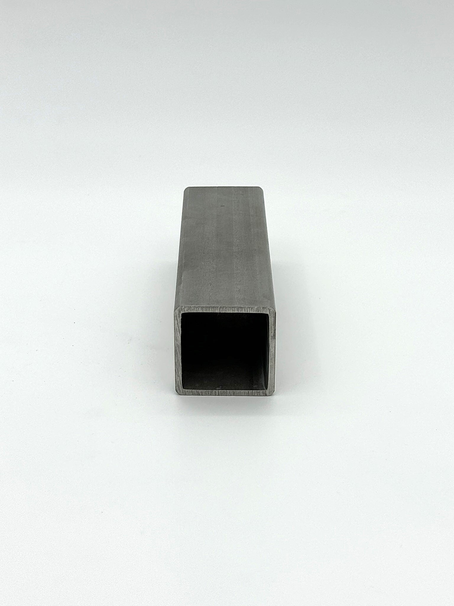 2" x 2" x 11GA stainless steel tube on a white background