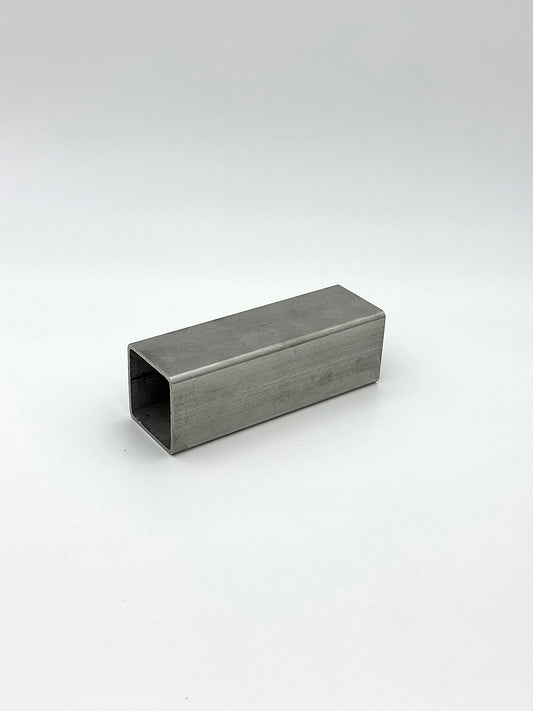 1.75" x 1.75" x 11GA stainless steel tube on a white background