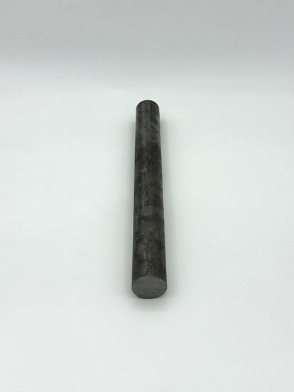 1.25" round carbon steel bar stock on a white background